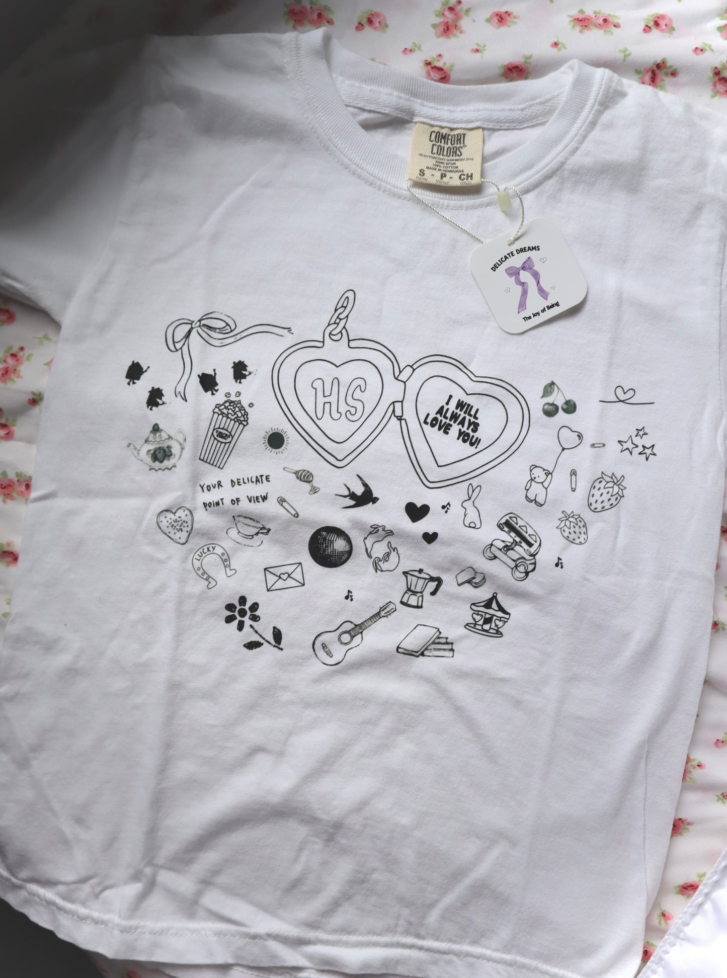 HS Locket Fitted Tee